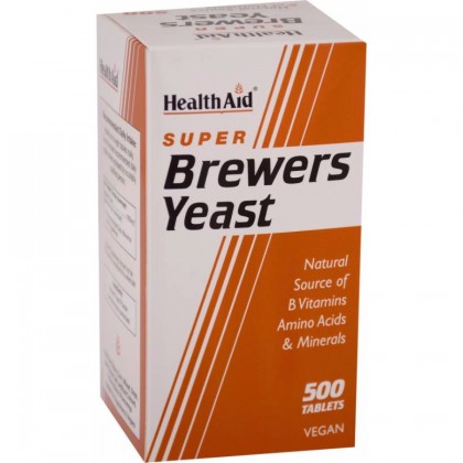 HEALTH AID Super Brewers Yeast 500 Ταμπλέτες